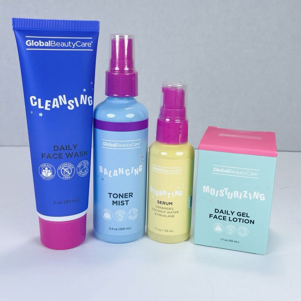 Global Beauty Care Youthful Skincare Collection 4 Piece Set NEW